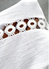 White bottoms,Plain Color bottoms,White Elastic Waist High Waisted Pants