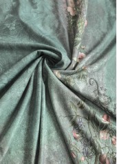 Sage Green plus size,Plants plus size,ROTITA Plus Size Tuck Stitch Sage Green T Shirt