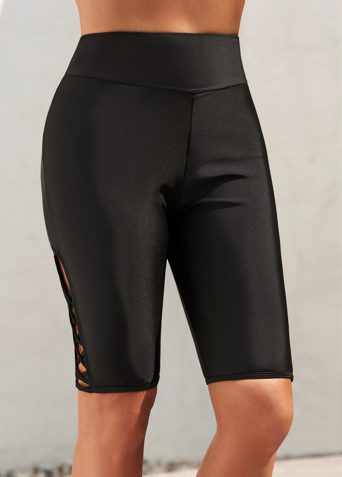 Black bottoms,Plain Color bottoms,Black Shorts