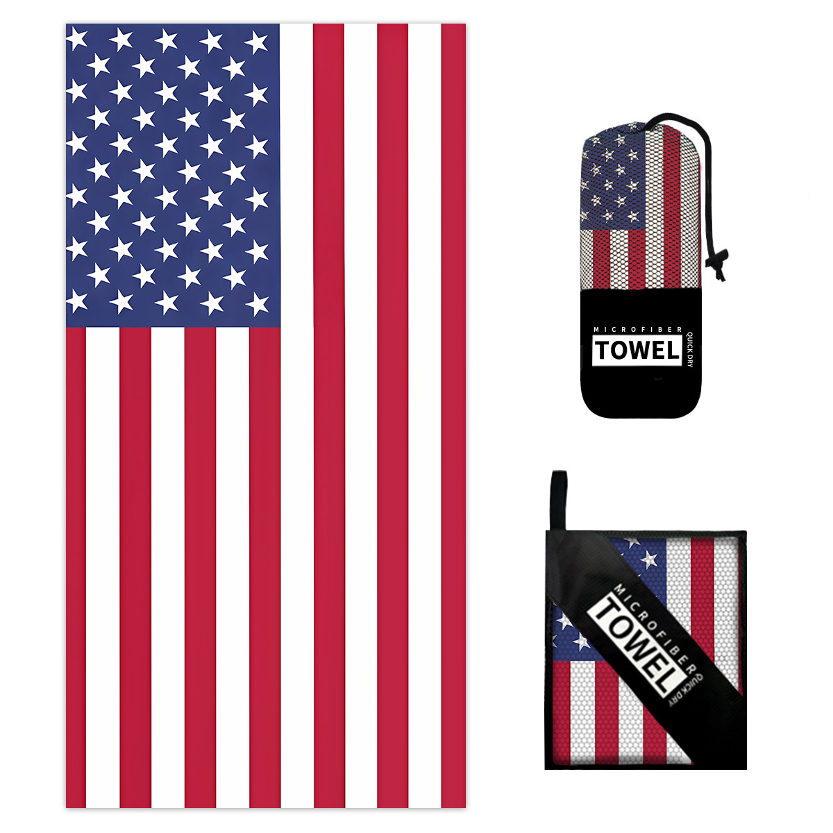 Multi Color accessories,Flag accessories,American Flag Multi Color Beach Blanket