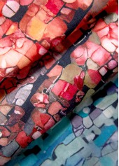 Coral dresses,Ombre dresses,Everyday dresses,Casual dresses,Coral A Line V Neck Sleeveless Dress