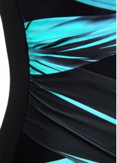 Cyan swimwear,Ombre swimwear,ROTITA Criss Cross Cyan Ombre One Piece Swimwear