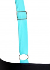 Cyan swimwear,Ombre swimwear,ROTITA Criss Cross Cyan Ombre One Piece Swimwear