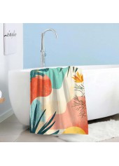 Multi Color accessories,Plants accessories,Leaf Print Multi Color Beach Blanket