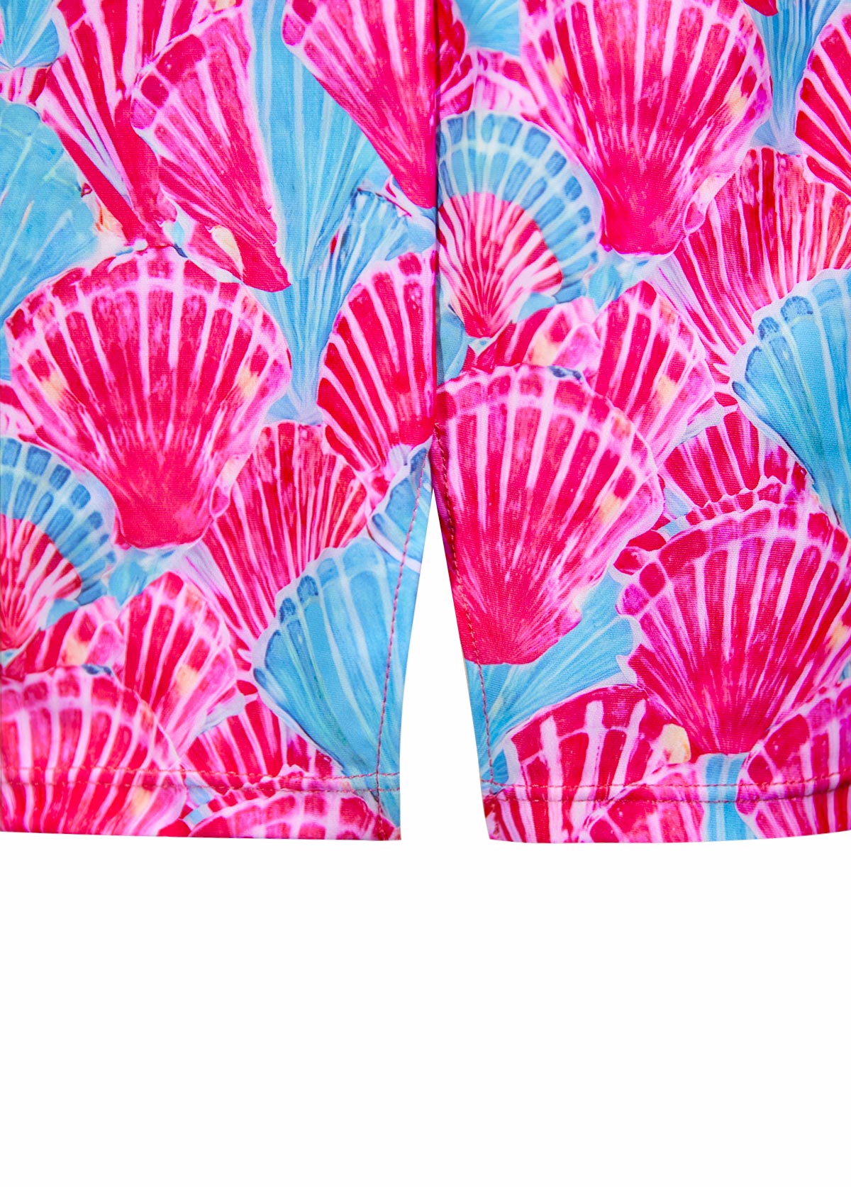 Hot Pink plus size,Animal Print plus size,ROTITA Plus Size Mid Waisted Marine Life Print Tankini Set