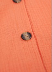 Orange dresses,Plain Color dresses,Everyday dresses,Casual dresses,ROTITA Plus Size Tummy Coverage Orange A Line Sleeveless Dress