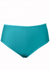 Cyan plus size,Floral plus size,Plants plus size,ROTITA Plus Size Mid Waisted Criss Cross Cyan Tankini Set