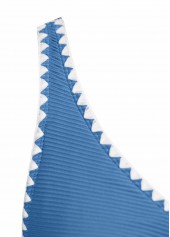 Dusty Blue swimwear,Floral swimwear,Plants swimwear,ROTITA Two Piece Dusty Blue Floral Print Tankini Set