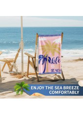 Light Pink accessories,Plants accessories,Tropical Plants Print Light Pink Beach Blanket