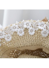 Light Camel accessories,Floral accessories,Plants accessories,Floral Print Light Camel Visor Hat