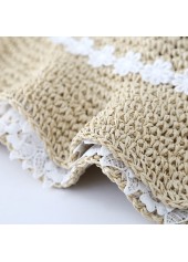 Light Camel accessories,Floral accessories,Plants accessories,Floral Print Light Camel Visor Hat