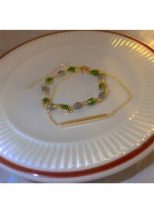 Golden jewelry,Other jewelry,Golden Copper Retro Layered Design Bracelet