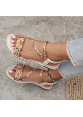 Multi Color shoes,Contrast Color shoes,Multi Color Canvas Peep Toe Falt