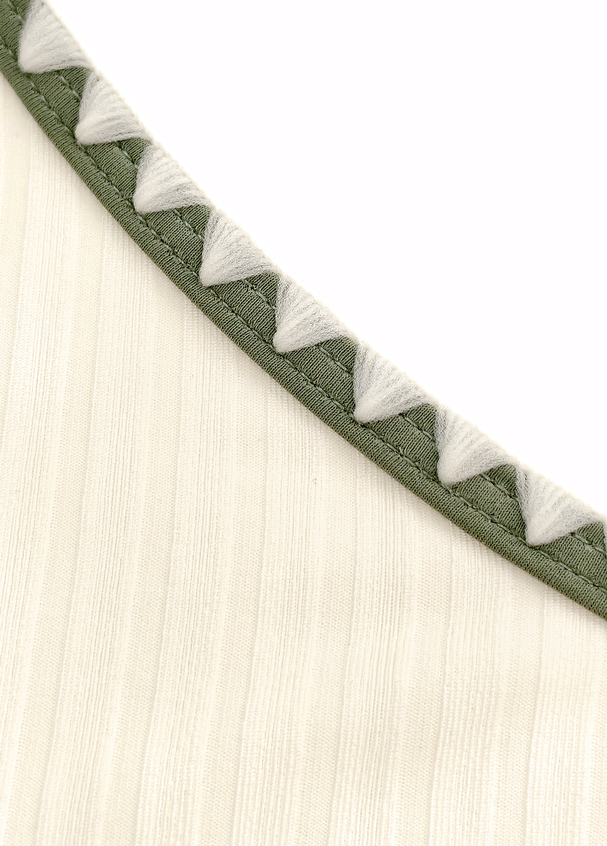 Beige swimwear,Plants swimwear,ROTITA Beige Tropical Plants Print Mid Waisted Tankini Set