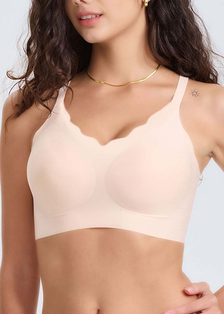 Skin Color intimates,Plain Color intimates,Skin Color Push-up V Neck Bra