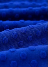 Royal Blue swimwear,Plants swimwear,ROTITA Royal Blue Tropical Plants Print Mid Waisted Tankini Set