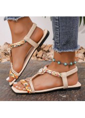 Beige shoes,Tribal shoes,Tribal Print Beige Falt Peep Toe