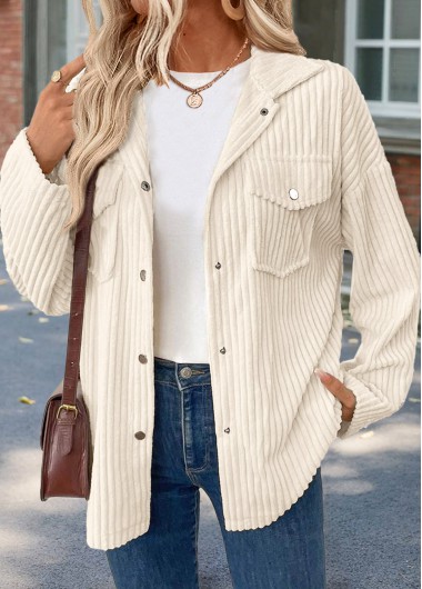 Beige tops,Plain Color tops,ROTITA Tummy Coverage Beige Long Sleeve Shirt