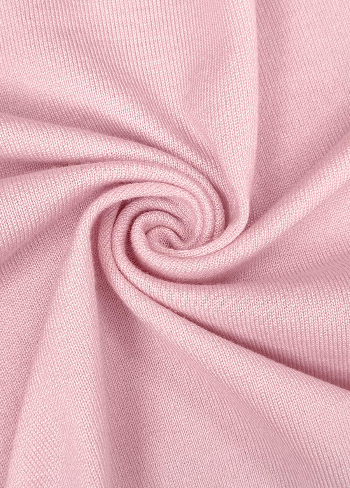 Pink tops,Plain Color tops,Tummy Coverage Pink V Neck Long Sleeve Light Cardigan