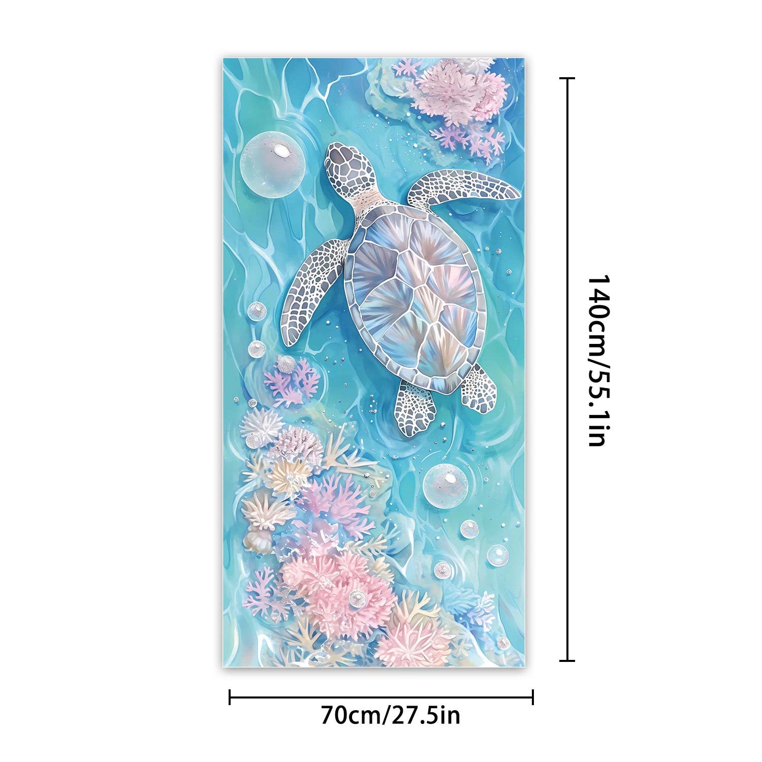 Cyan accessories,Animal Print accessories,Marine Life Print Cyan Beach Blanket