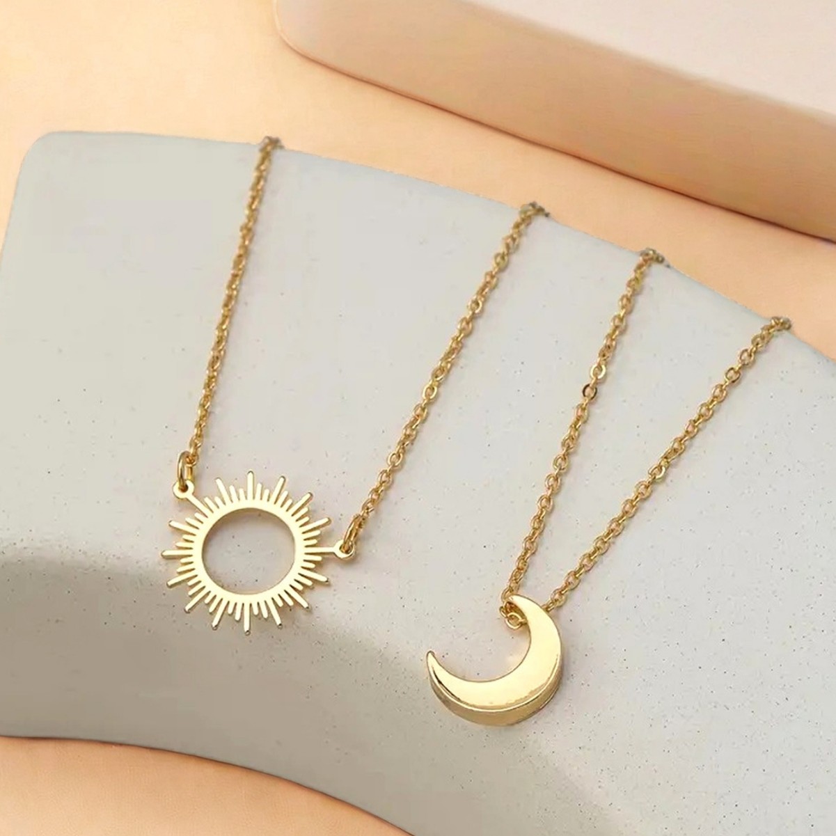 Golden jewelry,Other jewelry,Moon Hollow Golden Sun Anklet Set