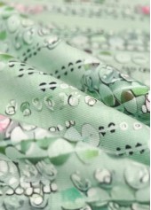 Light Green tops,Geometric tops,Striped tops,Dot tops,ROTITA Criss Cross Geometric Printed Non-sequined Light Green T Shirt