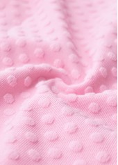 Pink swimwear,Plain Color swimwear,ROTITA V-Neck Contrast Binding Pink Tankini Set