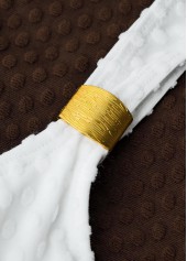 Light Coffee swimwear,Plain Color swimwear,ROTITA Light Coffee Mid Waisted Tankini Set