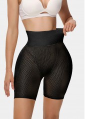 schwarzes Stretch-Höschen mit hoher Taille