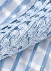 Light Blue dresses,Plain Color dresses,Everyday dresses,Casual dresses,ROTITA Light Blue Short A Line V Neck Sleeveless Dress