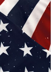 Multi Color swimwear,Flag swimwear,ROTITA American Flag Multi Color One Piece Swimdress