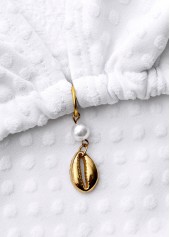 White swimwear,Plain Color swimwear,ROTITA White Low Waisted Tie Bikini Set