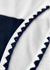 Black swimwear,White swimwear,Striped swimwear,Geometric swimwear,ROTITA Black Striped High Elasticity One Piece Swimwear