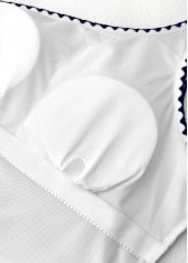 Black swimwear,White swimwear,Striped swimwear,Geometric swimwear,ROTITA Black Striped High Elasticity One Piece Swimwear