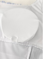 Blue swimwear,Striped swimwear,Geometric swimwear,ROTITA Blue Striped Mid Waisted Tankini Set