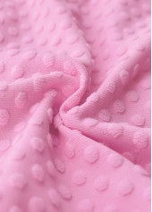 Pink swimwear,Dot swimwear,ROTITA Pink Polka Dot Mid Waisted Tankini Set