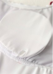 Red swimwear,Floral swimwear,Plants swimwear,ROTITA Red Floral Print Mid Waisted Tankini Set