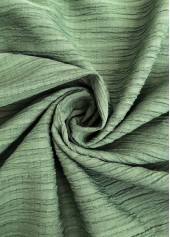 Green bottoms,Plain Color bottoms,Green Maxi Elastic Waist A Line Skirt