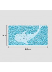 Mint Green accessories,Animal Print accessories,Marine Life Print Mint Green Beach Blanket