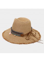 Light Camel accessories,Plain Color accessories,Light Camel Wide Brim Straw Hat