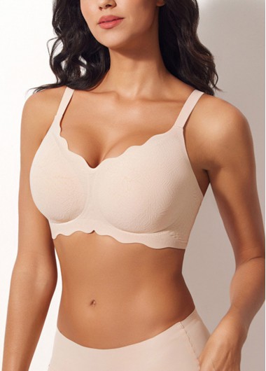 Skin Color intimates,Skin Color V Neck Adjustable Bra