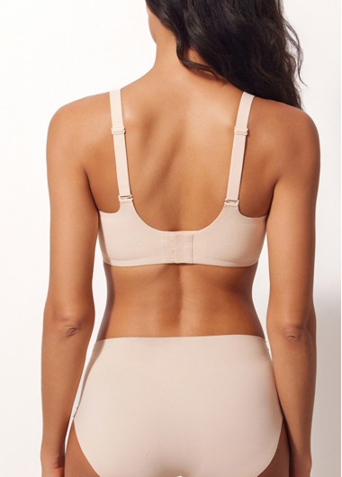 Skin Color intimates,Skin Color V Neck Adjustable Bra