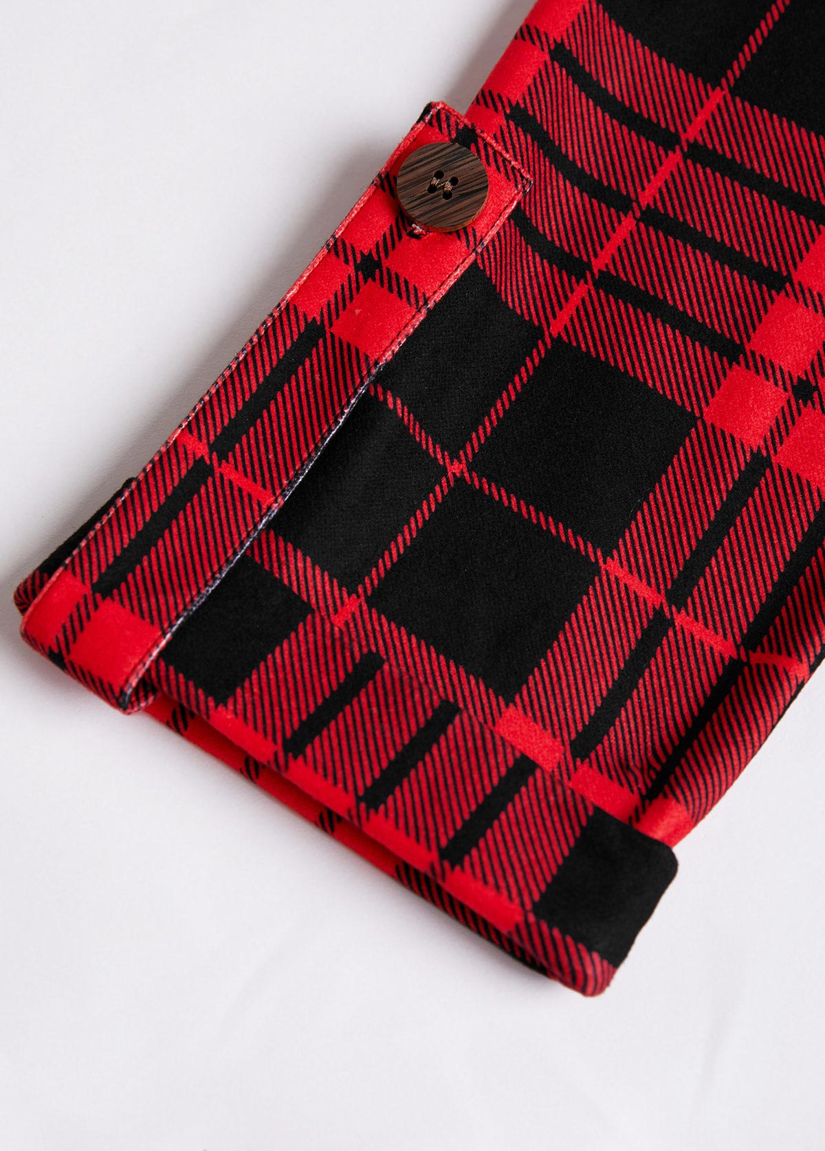 Red tops,Plaid tops,ROTITA Criss Cross Plaid Red Fake Two Piece Twinset