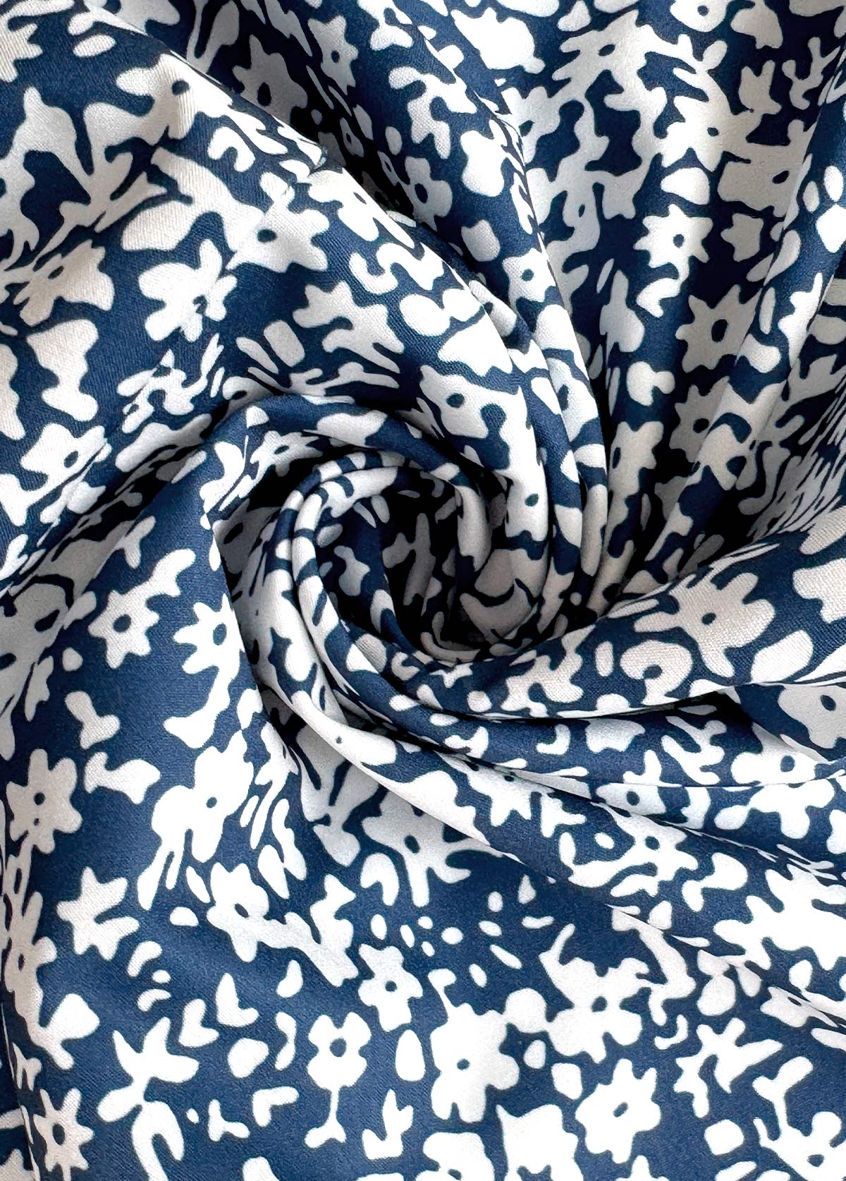 Light Blue bottoms,Ditsy Floral bottoms,Ditsy Floral Print Light Blue Straight Leg Pants