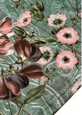 Sage Green dresses,Floral dresses,Plants dresses,Everyday dresses,Casual dresses,ROTITA Two Piece Floral Print Sage Green Dress and Cardigan