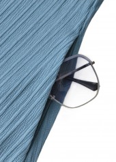 Dusty Blue dresses,Floral dresses,Plants dresses,Everyday dresses,Casual dresses,ROTITA Fake 2in1 Floral Print Dusty Blue A Line Dress