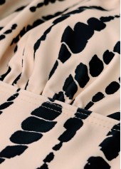 Light Camel swimwear,Tie Dye swimwear,ROTITA Criss Cross Light Camel One Piece Swimwear