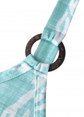 Mint Green dresses,Animal Print dresses,Everyday dresses,Casual dresses,ROTITA Tummy Coverage Marine Life Print Mint Green Strappy Dress