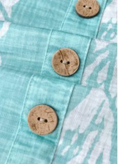 Mint Green dresses,Animal Print dresses,Everyday dresses,Casual dresses,ROTITA Tummy Coverage Marine Life Print Mint Green Strappy Dress