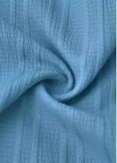 Dusty Blue dresses,Plain Color dresses,Vacation dresses,Vacation dresses,ROTITA Embroidery Dusty Blue A Line V Neck Sleeveless Dress